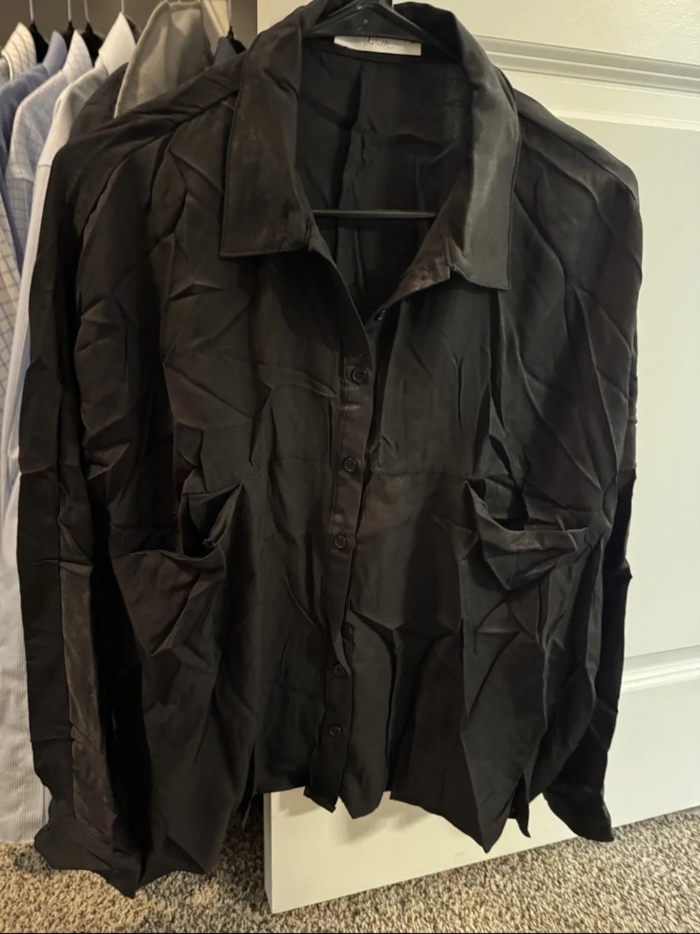 Talulah black button down - Picture 1 of 2